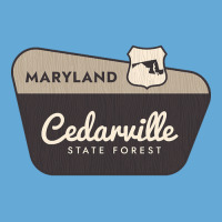 Cedarville State Forest Maryland Welcome Sign Basic T-shirt | Artistshot