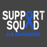 Support Squad Als Awareness Month Blue Ribbon Support Team Basic Youth T-shirt | Artistshot