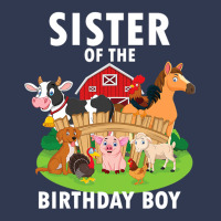 Sister Of The Birthday Boy Farm Animals Matching Farm Theme Basic Youth T-shirt | Artistshot