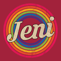 Jeni - Retro Rainbow Faded-style Basic Youth T-shirt | Artistshot