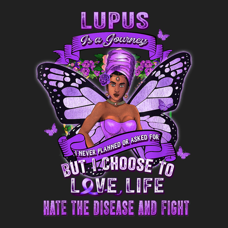 Lupus Awareness African American Warrior Purple Ribbon Women T Shirt Basic Youth T-shirt | Artistshot