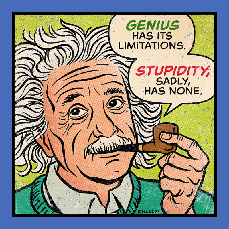 Einstein Stupidity Quote Basic Youth T-shirt by yeahdashing61 | Artistshot