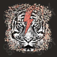 Tiger Lightning Bolt Ladies Fitted T-shirt | Artistshot