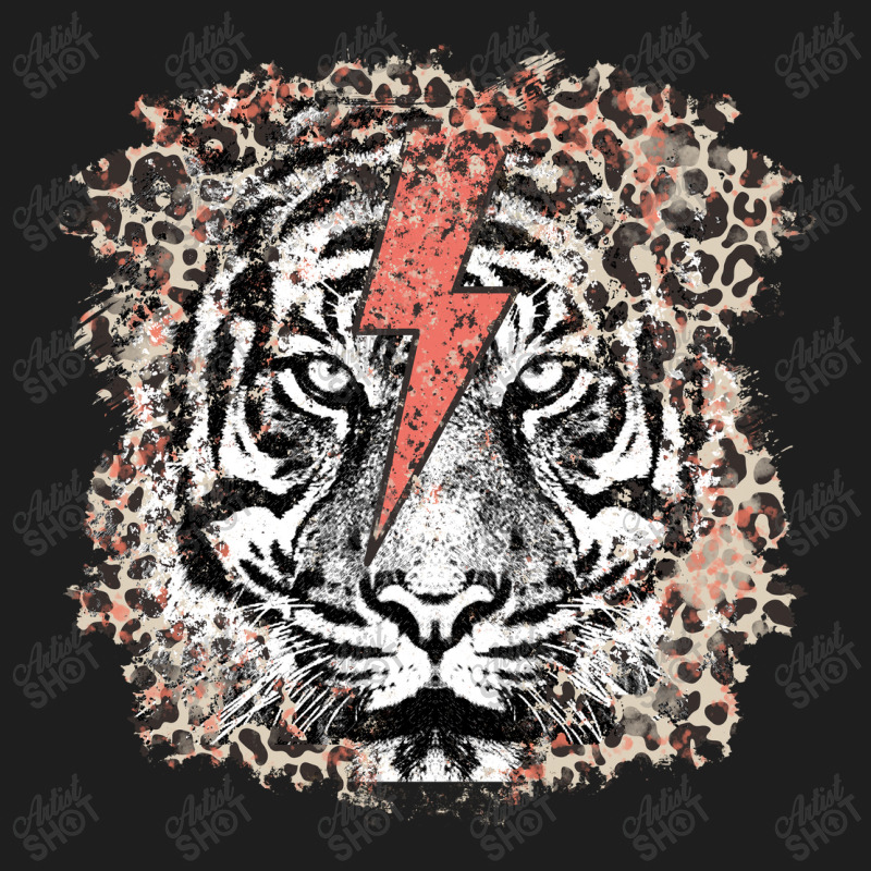 Tiger Lightning Bolt Classic T-shirt by DonieRan | Artistshot