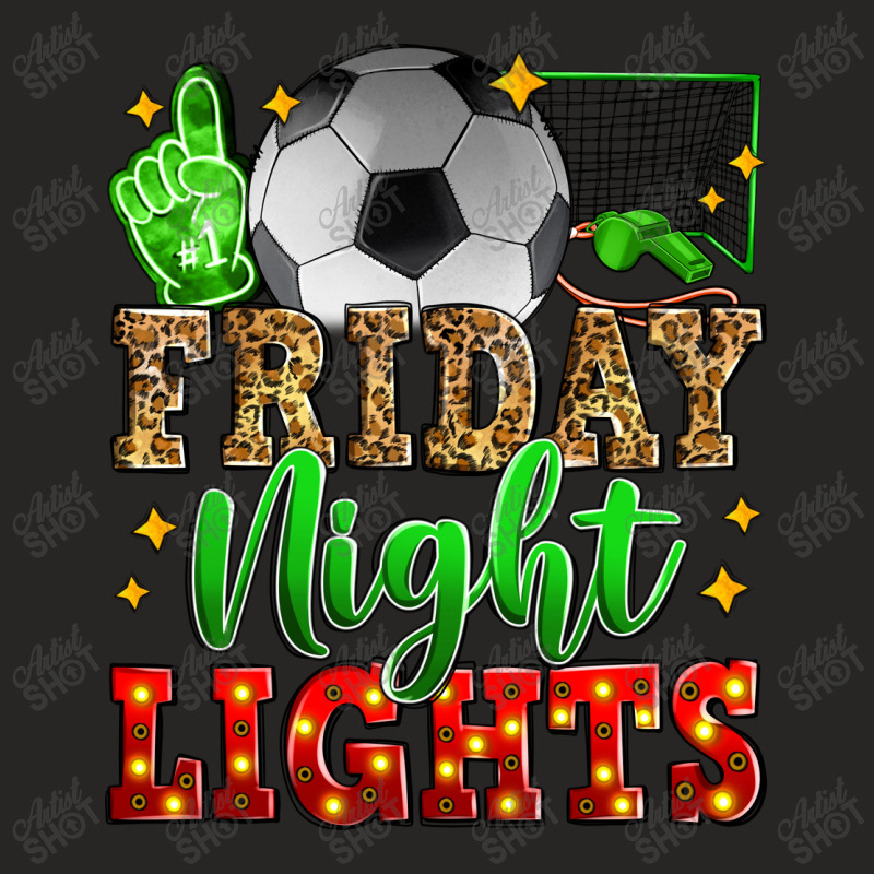 Friday Night Lights Soccer Ladies Fitted T-Shirt by Zillion Design Studio | Artistshot