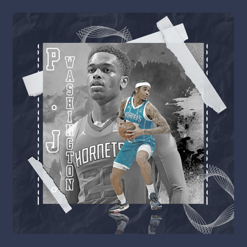 P.j. Washington Basketball Paper Poster Hornets 3 Basic T-shirt | Artistshot