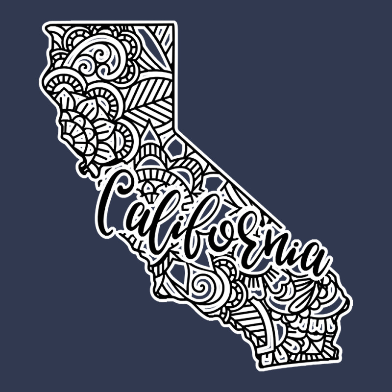 California Usa Mandala Design Basic T-shirt | Artistshot