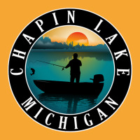 Chapin Lake Fishing Michigan Sunset Basic T-shirt | Artistshot