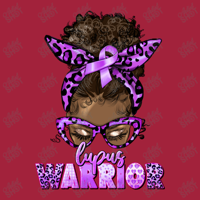 Lupus Warrior Afro Messy Bun Basic T-shirt | Artistshot