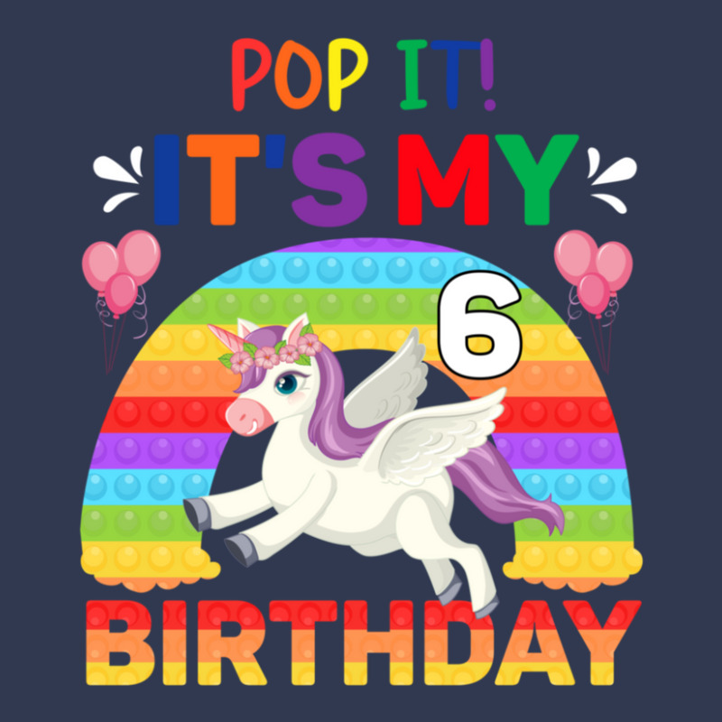 Pop It Fidget 6th Birthday Unicorn Girl Gift Basic T-shirt | Artistshot