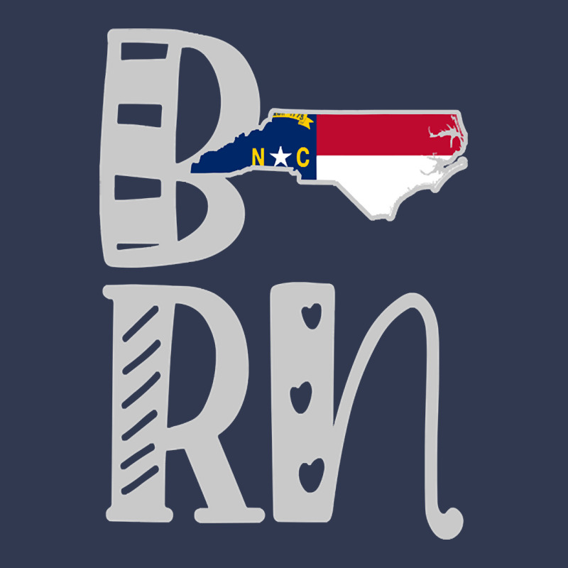 Born North Carolina In Art Block Letters Basic T-shirt | Artistshot