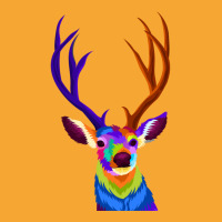 Deer With Pop Art Style Basic T-shirt | Artistshot