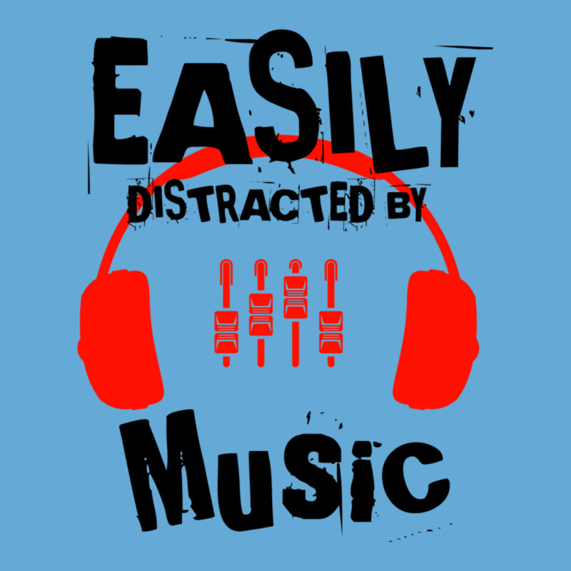 Easily Distracted By Music, Lover Instruments Music Gift Ideas For Mot Basic T-shirt | Artistshot