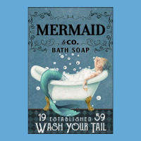 Mermaid Bath Soap Wash Your Tail Basic T-shirt | Artistshot