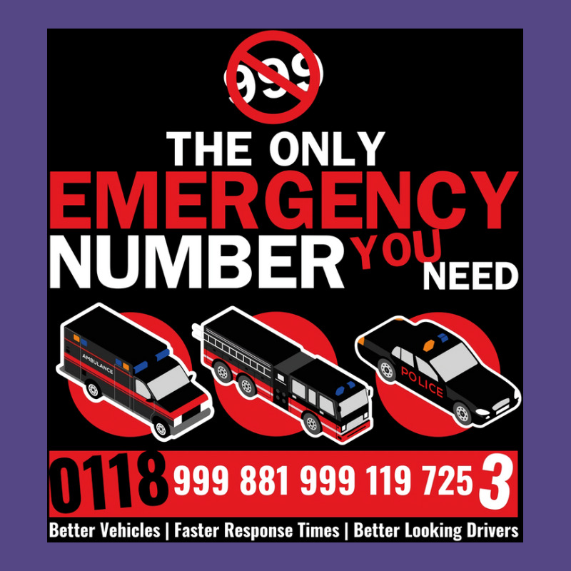 The All New Emergency Number Poster Copy Basic T-shirt | Artistshot