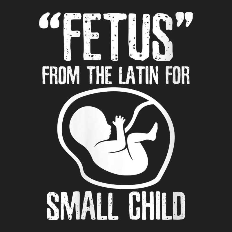 Womens Fetus Latin For Small Child V Neck T Shirt Basic T-shirt by wiltoban | Artistshot