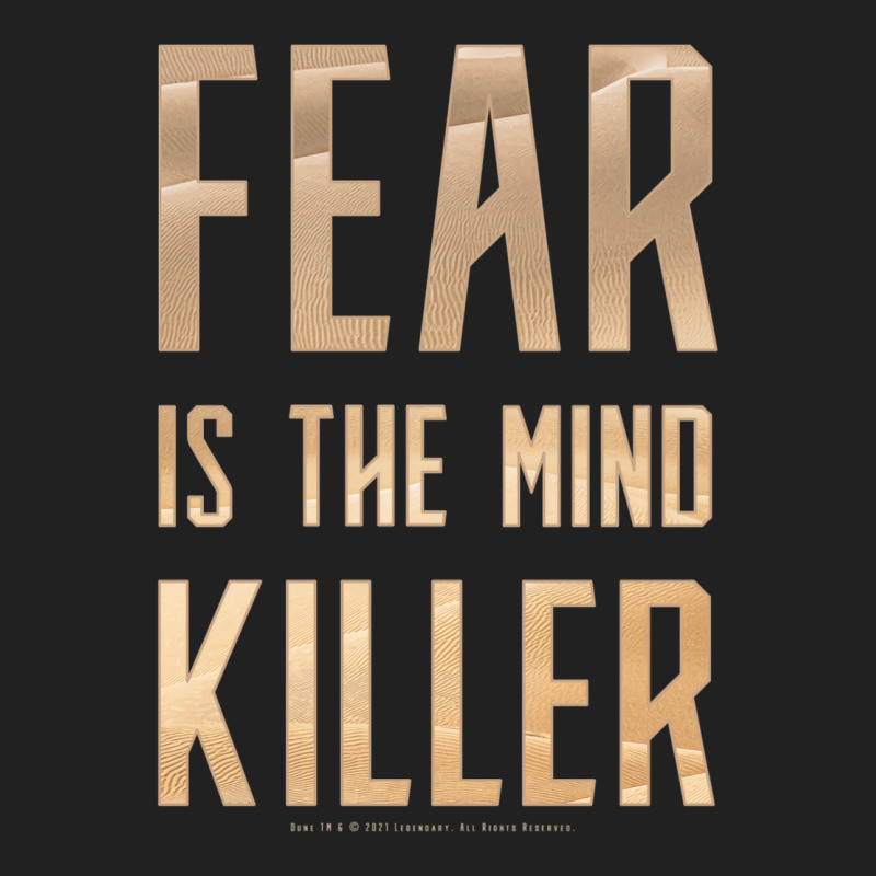 Dune   Fear Is The Mind Killer (light) Basic T-shirt by amwayfigeljy | Artistshot