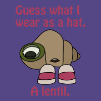 Shell With Shoes On Quote Guess What I Wear As A Hat A Lentil Basic T-shirt | Artistshot