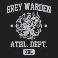 Grey Warden Athletic Department  Dragon Age Gym Shirt Style  Silver Pr Basic T-shirt | Artistshot