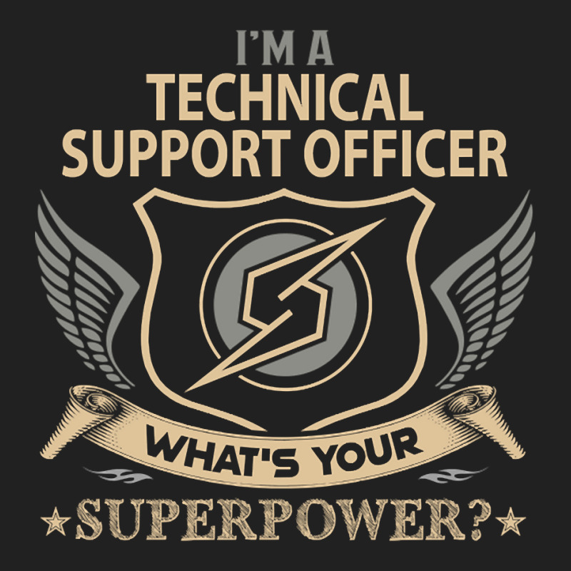 Limited Edition Technical Support Officer T Shirt - Superpower Gift It Basic T-shirt | Artistshot