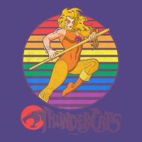 Thundercats Cheetara Rainbow Sunset Poster Premium T Shirt Basic T-shirt | Artistshot