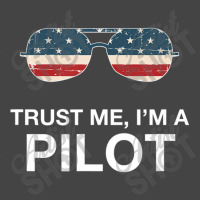 Trust Me I'm A Pilot Pilot Patriotic American Flag Basic T-shirt | Artistshot