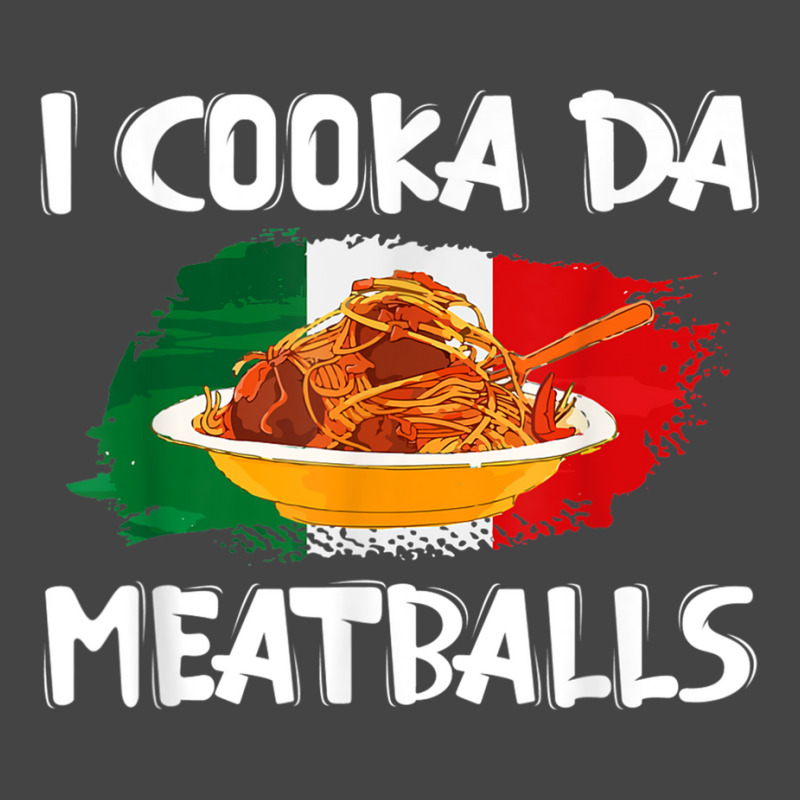 Cooka Da Meatball Funny Italian Slang Italy Food Spaghetti T Shirt Basic Youth T-shirt by wafaha | Artistshot