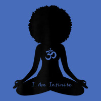 Womens I Am Infinite Black Girl Wellness Om Meditation Yoga T Shirt Basic Youth T-shirt | Artistshot