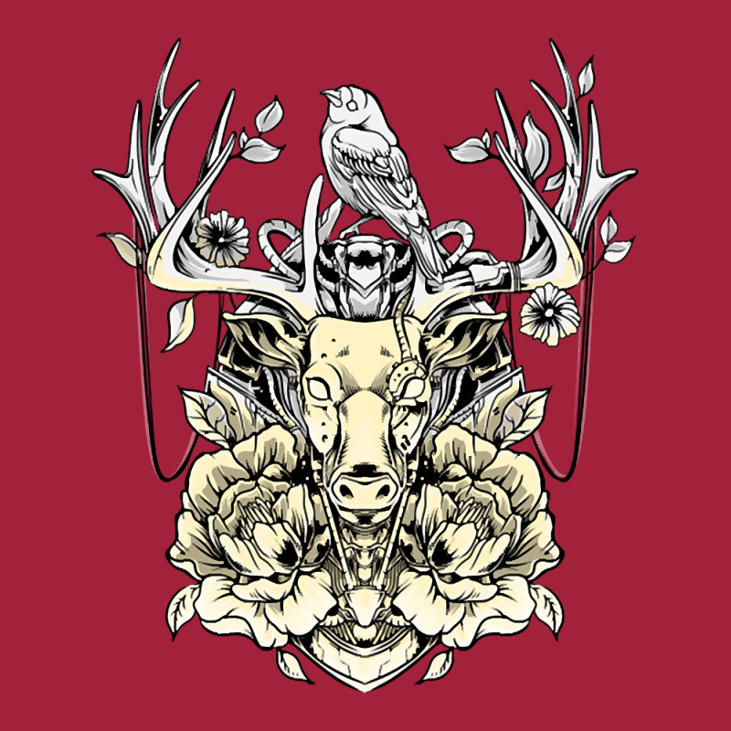 Deer And Bird Tattoo Design Basic Youth T-shirt | Artistshot