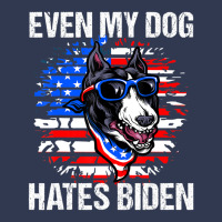 Anti Joe Biden Even My Dog Hates Biden Usa Flag Pibble Basic Youth T-shirt | Artistshot