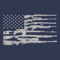 Big American Flag With .machine Guns T Shirt 2a Flag T Shirt Basic Youth T-shirt | Artistshot