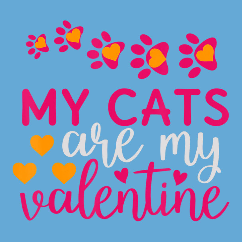 Hot Trend Valentines Day Cat My Cats Are My Valentine Love Basic Youth T-shirt | Artistshot