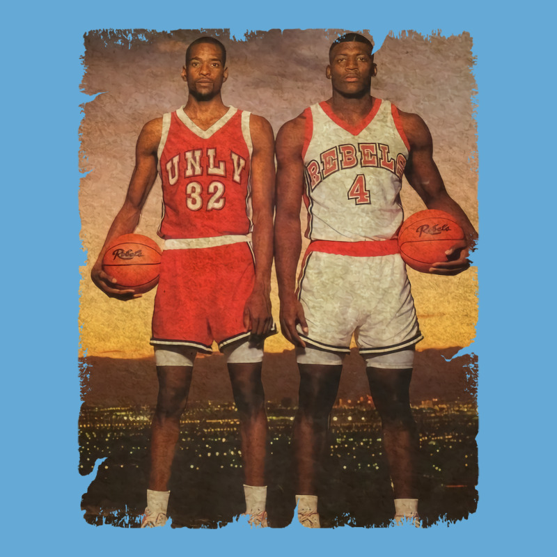 Stacey Augmon And Larry Johnson 1991 80s Basic T-shirt by divizazitawik | Artistshot