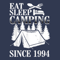 25th Birthday Eat Sleep Camping Camper Basic T-shirt | Artistshot