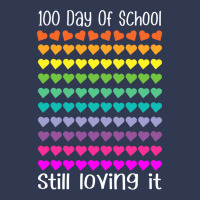 100 Day Of School Still Loving It Colorful Hearts Humor Basic T-shirt | Artistshot