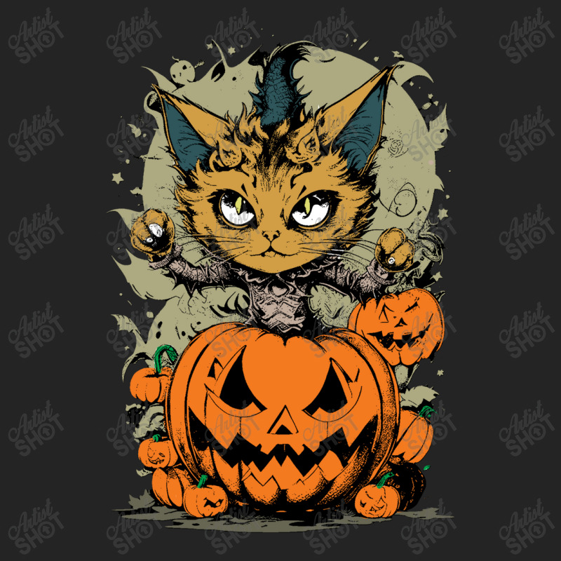 Angry Cat At Night 3/4 Sleeve Shirt by bobonskt | Artistshot