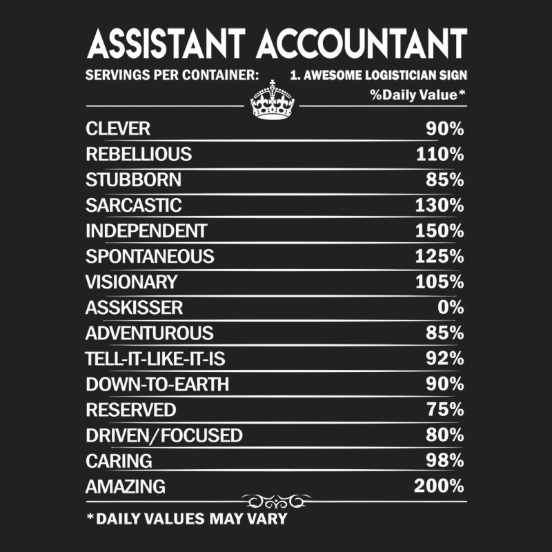 Assistant Accountant T  Assistant Accountant Factors Daily Gift Item T Basic T-shirt | Artistshot