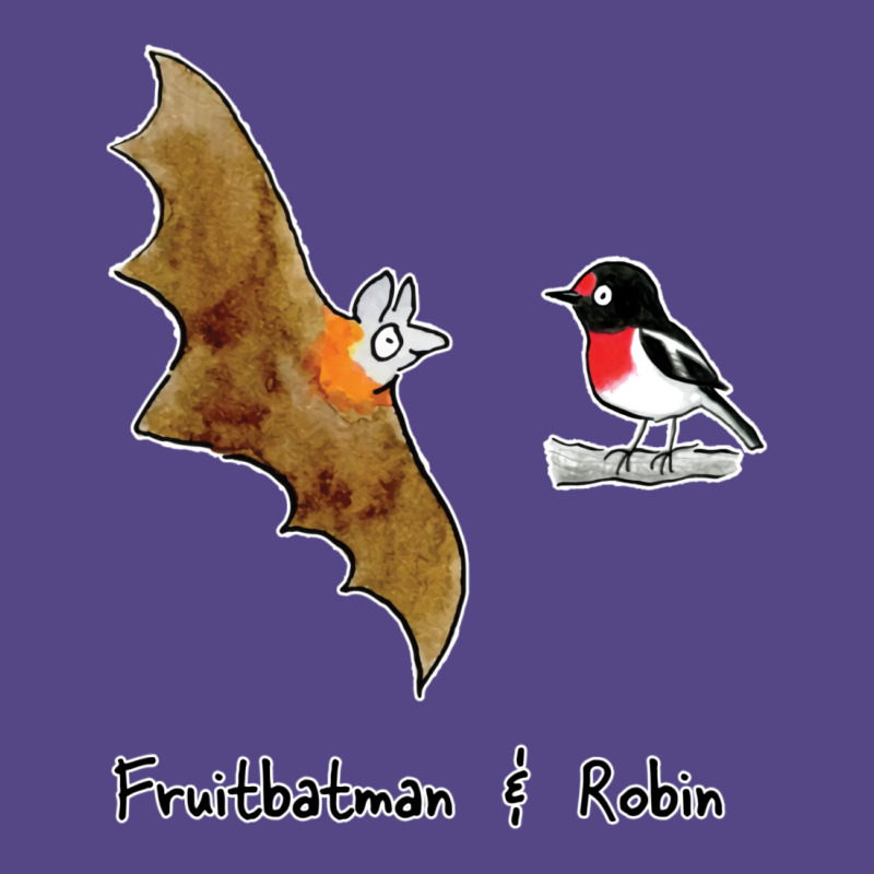 Fruitbatman And Robin   Raising Funds For Bat Conservation And Rescue Basic T-shirt | Artistshot