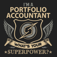 Portfolio Accountant T  Superpower Gift Item Tee Basic T-shirt | Artistshot