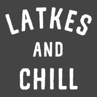 Latkes And Chill Hanukkah Latke Party Menorah Jewish Food Basic T-shirt | Artistshot