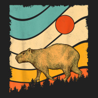 Vintage Retro Style Awesome Wild Giant Cavy Rodent Capybara T Shirt Basic T-shirt | Artistshot