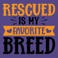 Rescued Is My Favorite Breed Yellow Basic T-shirt | Artistshot