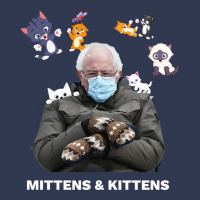 Bernie Sanders Mittens Inauguration Meme Kittens Basic T-shirt | Artistshot