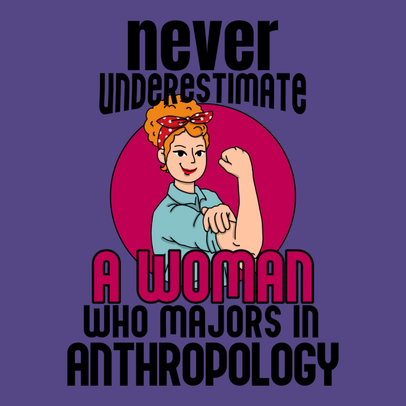 Never Underestimate Woman Anthropology Aesthetic Basic T-shirt | Artistshot