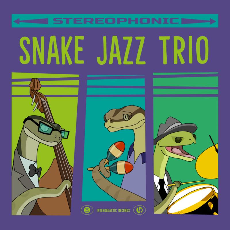 Snake Jazz Trio Vinyl Basic T-shirt by zogoehawan | Artistshot