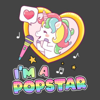 I'm A Popstar Happy Singing Unicorn Popstar Basic T-shirt | Artistshot