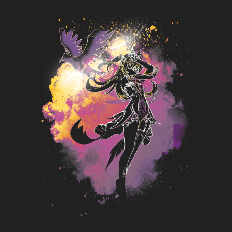 Soul Of The Electro Raven Basic T-shirt by roziercompe1 | Artistshot