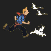 Running Tin Tin T Shirt Basic T-shirt | Artistshot