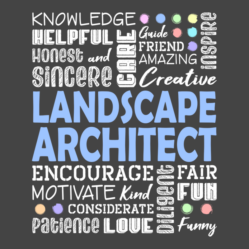 Landscape Architect Love Words Hippie Basic T-shirt | Artistshot