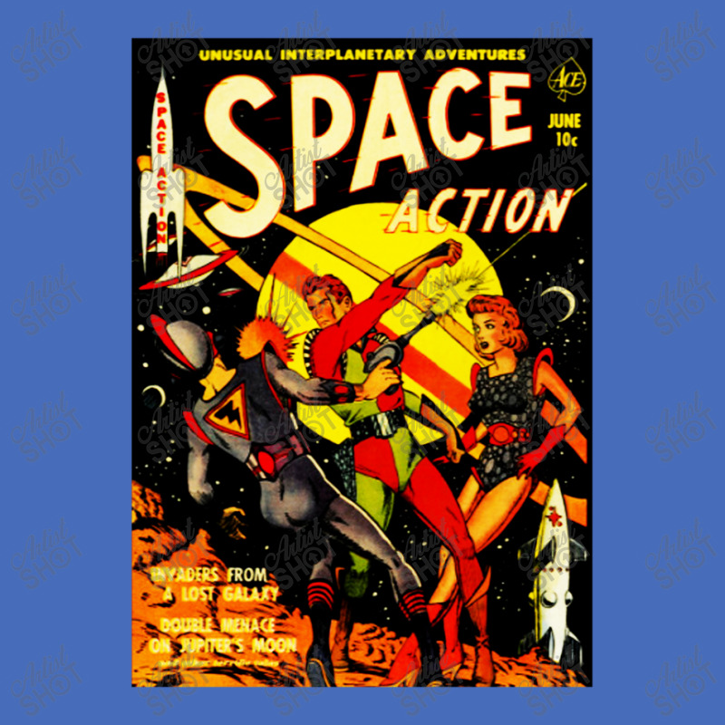 Space Action Basic T-shirt | Artistshot